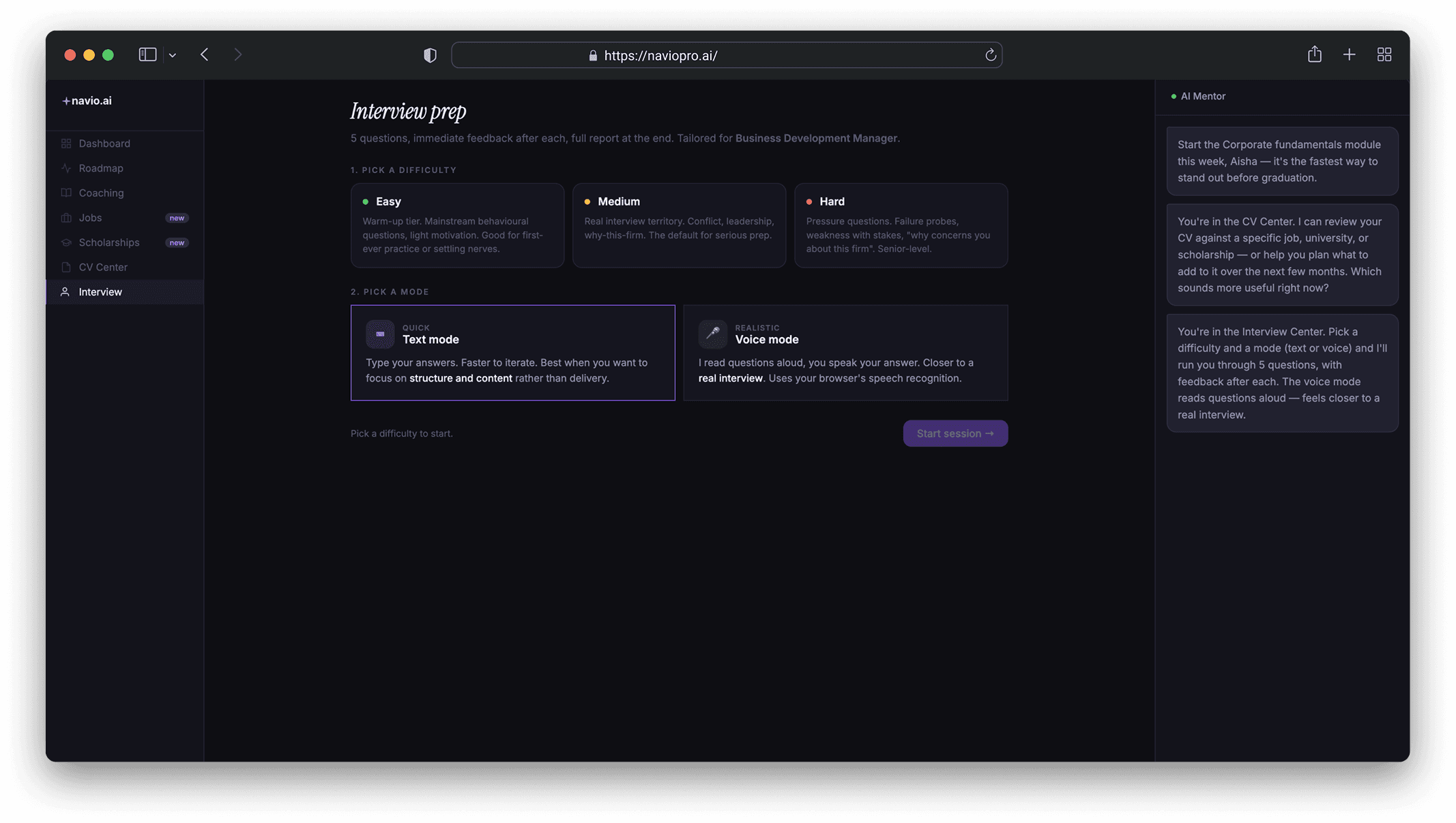 Admin panel overview